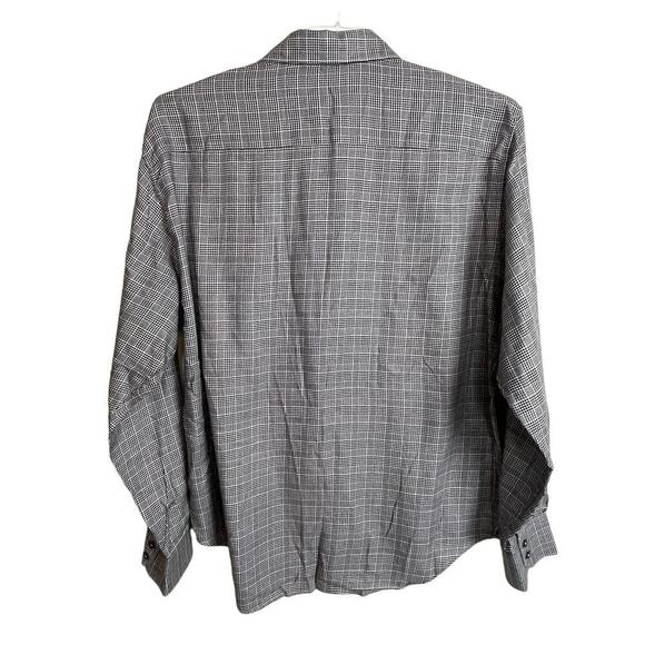 Robert Graham Men's 2XL Long Sleeve Button Up Black White Mixed Pattern Shirt - Picture 9 of 10